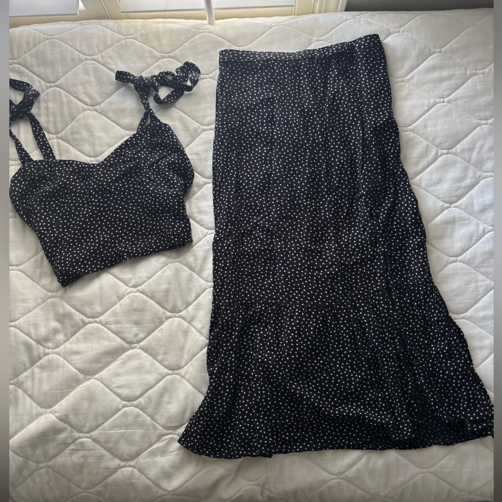 Abercrombie & Fitch Polka Dot Skirt Set